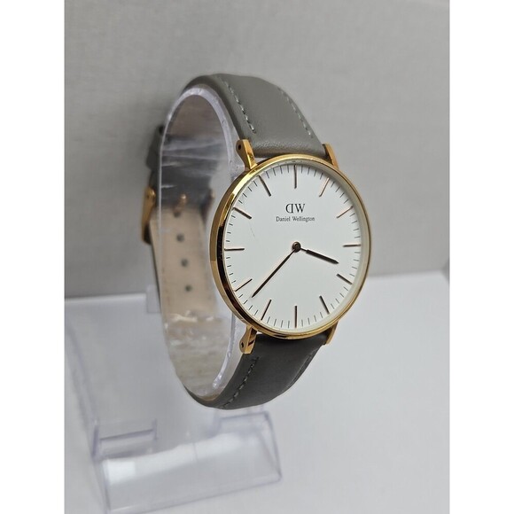 Daniel Wellington Canterbury 36mm Rose Gold Red White Blue Nato Strap New Batt main image 12